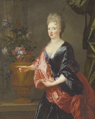 Nicolas de Largilliere Portrait of a lady oil painting image
